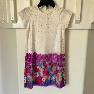Colorful Kids Dress with Floral Design